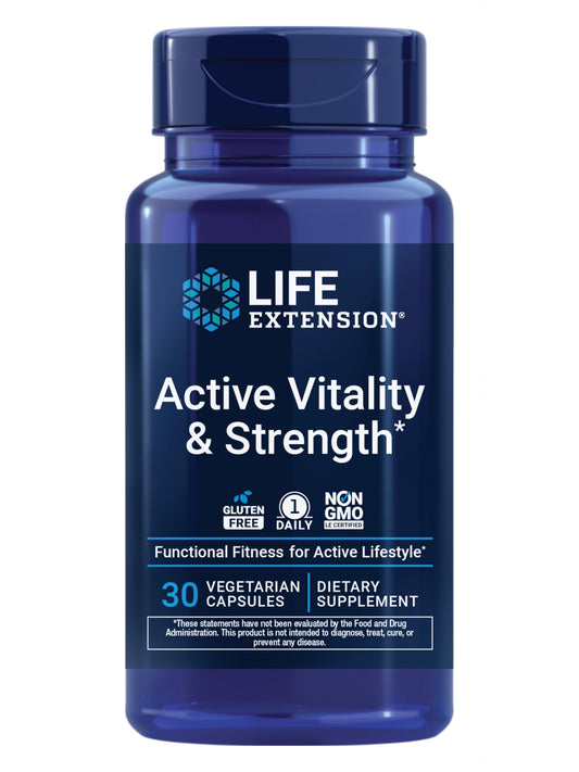 Life Extension Active Vitality and Strength, Muscle Health, 30 Capsules
