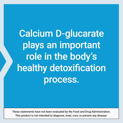 Life Extension Calcium D-Glucarate, 200 mg - Supports Detoxification, Helps Flush Out Unwanted Compounds – Gluten-Free, Non-GMO, Vegetarian – 60 Capsules