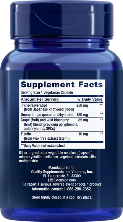 Life Extension Optimized Resveratrol, 90 Vegetarian Capsules