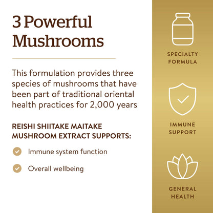 Solgar Multi-Mushroom Complex, 50 Vegetable Capsules - Non-GMO, Vegan