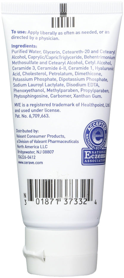 CeraVe Moisturizing Cream 1.89 oz (Pack of 2)