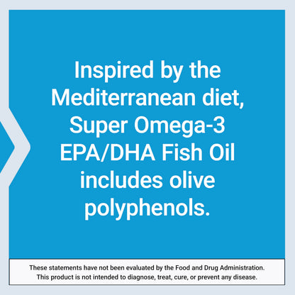 Life Extension Super Omega-3 EPA/DHA Fish Oil, Sesame Lignans & Olive Extract – Heart Health, Brain Health, Inflammation Health Support, Gluten-Free, Easy to Swallow, Non-GMO, 240 Softgels