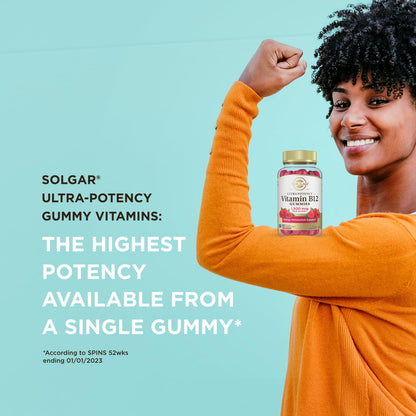 Solgar Methyl B12 Gummies for Adults 1,500mcg Ultra Potency Vitamin