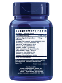 Life Extension Enhanced Super Digestive Enzymes, Supports Digestion, Comfort, digesting Plant-Based Foods, Non-GMO, Vegetarian, 60 Capsules
