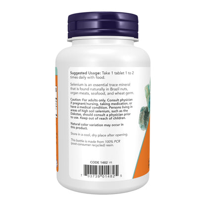 NOW Foods Supplements, Selenium (L-Selenomethionine) 100 mcg, Essential Mineral*, 250 Tablets