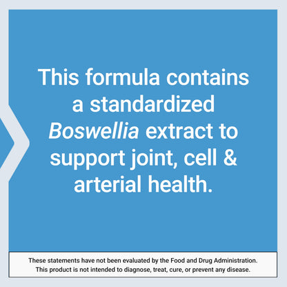 Life Extension Boswellia, standardized Boswellia serrata Extract, Promotes Joint, Cell & arterial Health, Gluten-Free, Non-GMO, Vegetarian, 60 Capsules