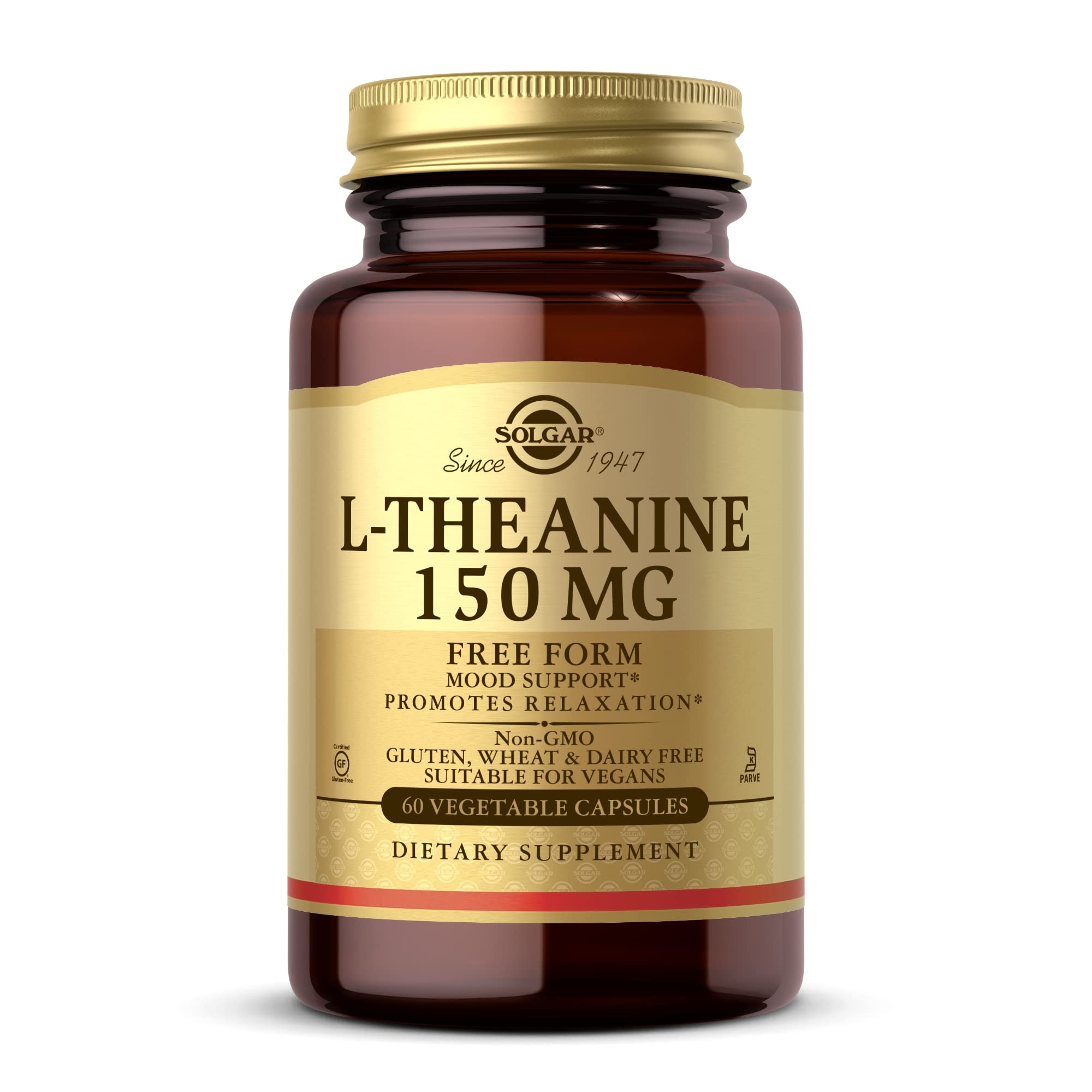 Solgar L-Theanine 150 mg, 60 Vegetable Capsules