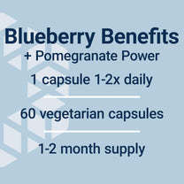 Life Extension Blueberry Extract and Pomegranate, 60 Capsules