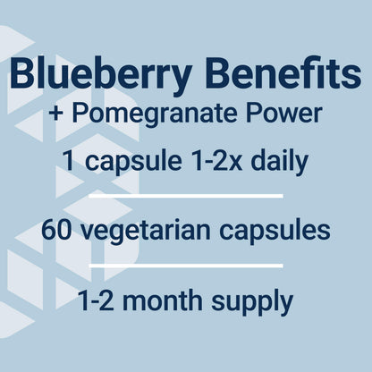 Life Extension Blueberry Extract and Pomegranate, 60 Capsules