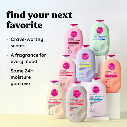 eos Shea Better Body Lotion- Strawberry Dream, with Natural Shea, 16 fl oz