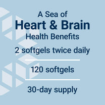 Life Extension Super Omega-3 EPA/DHA Fish Oil, Sesame Lignans & Olive Extract – Cognitive Health, Cholesterol Health Support, Gluten-Free, Non-GMO, 120 Softgels