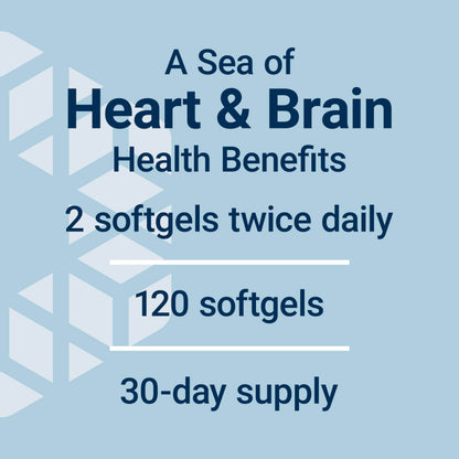 Life Extension Super Omega-3 EPA/DHA Fish Oil, Sesame Lignans & Olive Extract – Cognitive Health, Cholesterol Health Support, Gluten-Free, Non-GMO, 120 Softgels