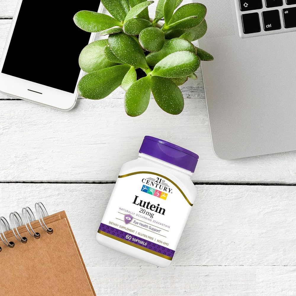 21st Century Lutein, 20 mg, 60 Softgels