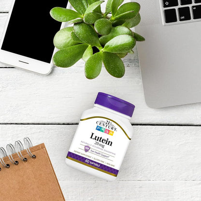 21st Century Lutein, 20 mg, 60 Softgels