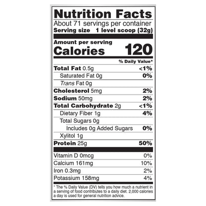 NOW Foods Sports Nutrition, Whey Protein Isolate, 25 g With BCAAs, Creamy Vanilla Powder, 5-Pound