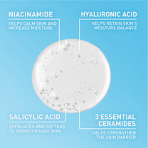 CeraVe Renewing Salicylic Acid Cleanser, BHA Exfoliating Face Wash, 16oz