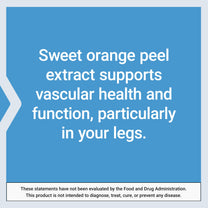 Life Extension Youthful Legs, Blood Flow, Vein Support, Circulation Supplement, Leg Health, Orange Peel Extract, diosmin, Gluten Free, Non-GMO, 60 softgels