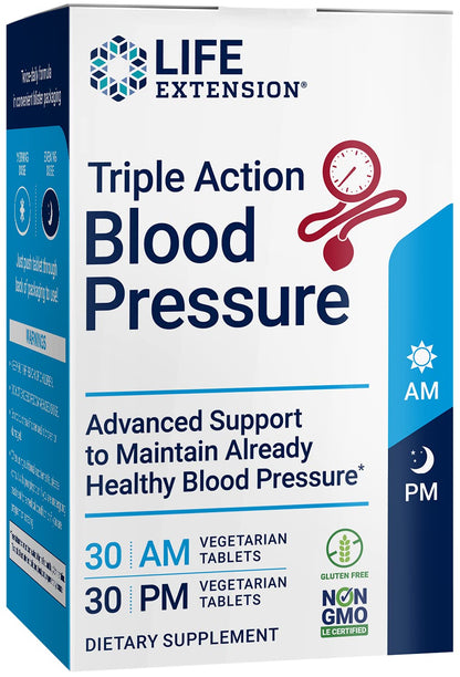 Life Extension Triple Action Blood Pressure, 60 Tablets
