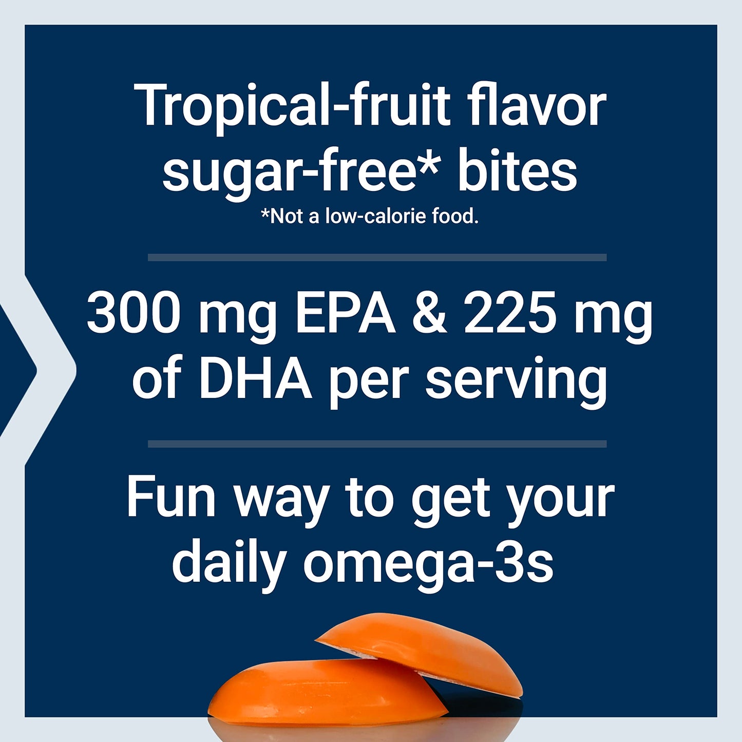 Life Extension Omega-3 Fish Oil Gummy Bites, EPA DHA, 36 Gummy Bites