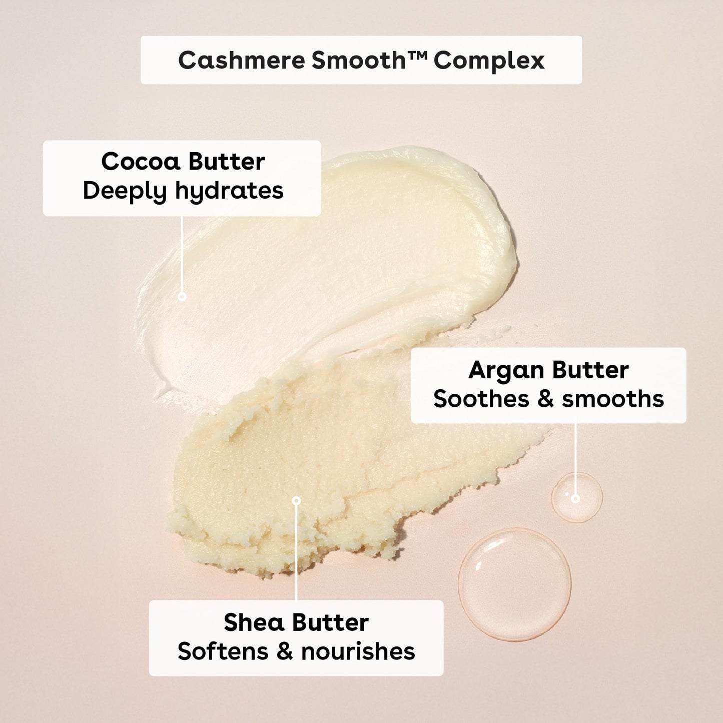 eos Cashmere Skin Collection Shave Butter - Vanilla Cashmere, Non-Foaming Moisturizing Shave Cream to Prevent Razor Burn, 7 fl oz