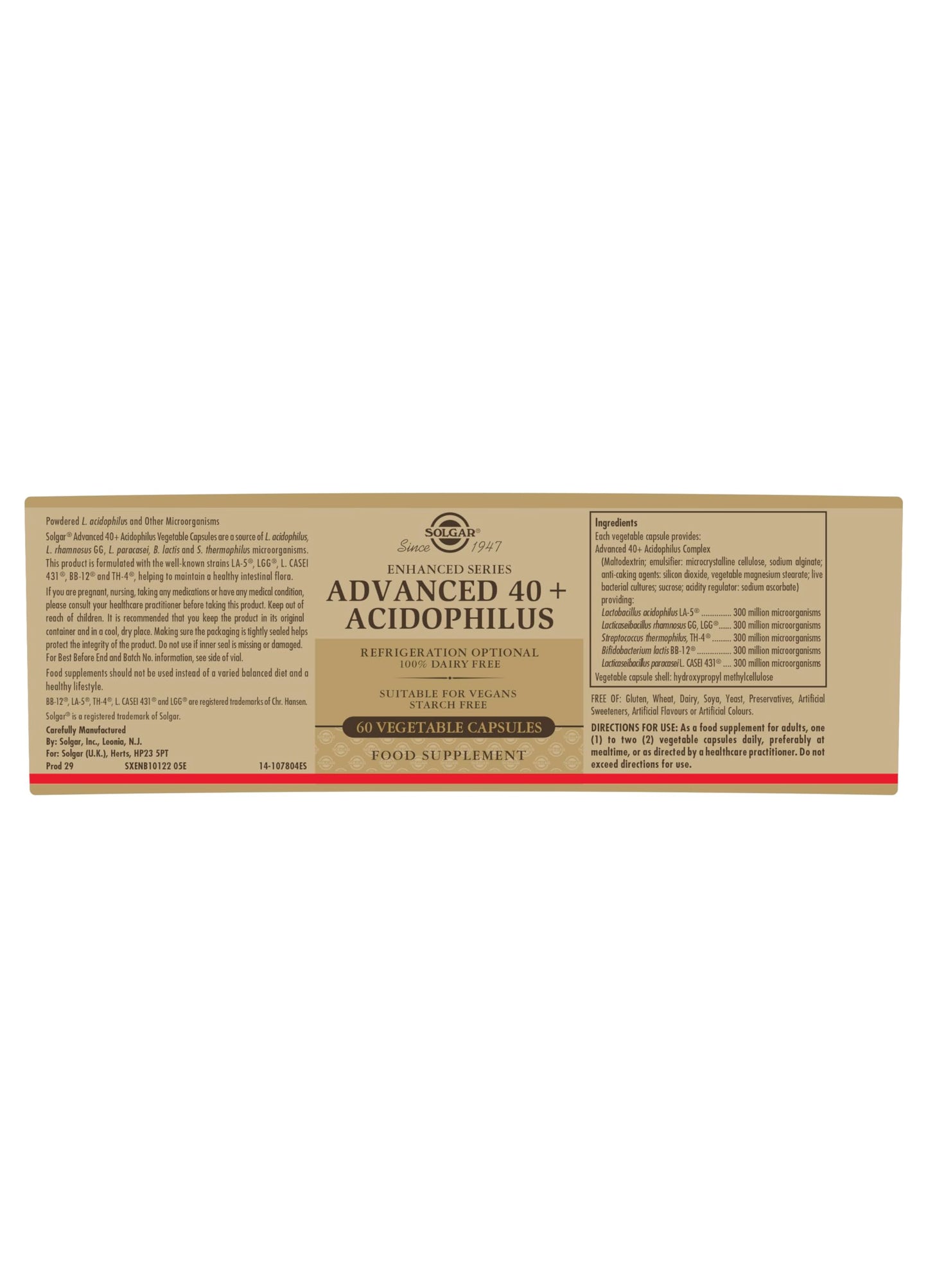 Solgar Acidophilus, 120 Count