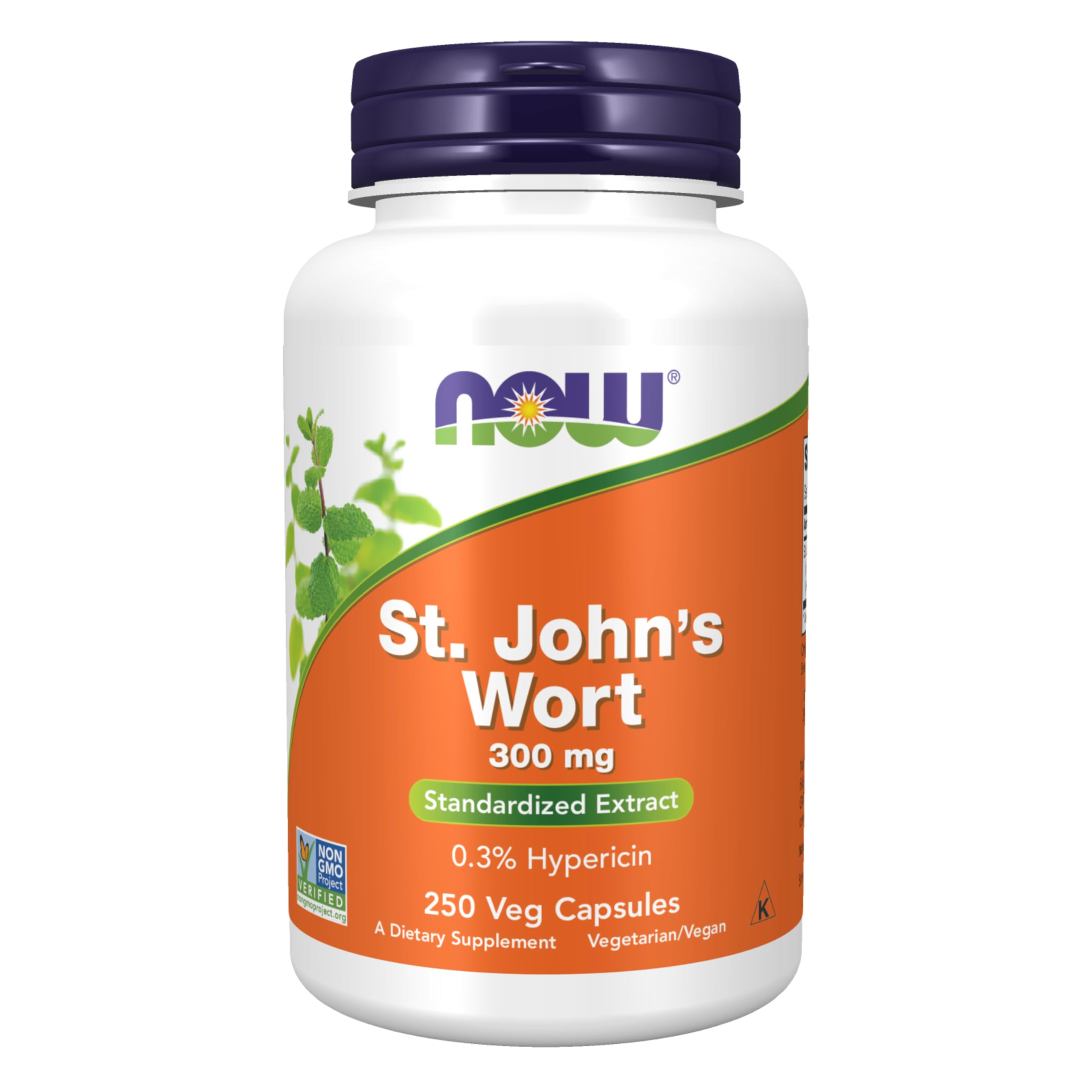 NOW Foods Supplements, St. John's Wort (Hypericum perforatum) 300 mg, Standardized Extract, 100 Veg Capsules