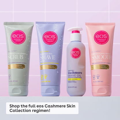 eos Cashmere Skin Collection Post-Shave Smooth Body Cream- Vanilla, 7 fl oz