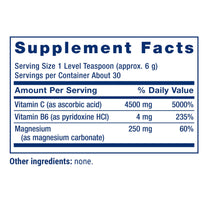 Life Extension Effervescent Vitamin C Magnesium Crystals, immediate Relief from Occasional Constipation, Gluten-Free, Non-GMO, Vegetarian, Net Wt. 180 Grams