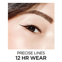 L'Oreal Paris Makeup Infallible Super Slim Long-Lasting Liquid Eyeliner, Ultra-Fine Felt Tip, Quick Drying Formula, Glides on Smoothly, Black, Pack of 1