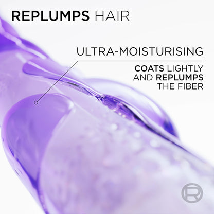 L'Oreal Paris Elvive Hyaluron Plump Moisture Plump Hair Serum for Dehydrated, Dry Hair with Hyaluronic Acid Care Complex, Paraben-Free, 4.4 Fl Oz