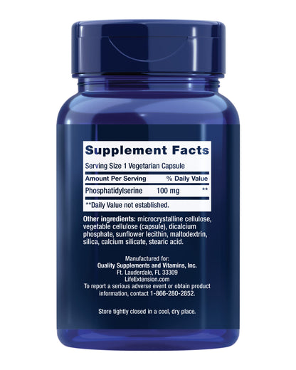 Life Extension PS Caps, 100 Capsules