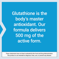 Life Extension Glutathione 500 mg Capsules, Antioxidant, 60 Capsules