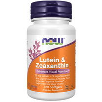 Now Supplements, Lutein & Zeaxanthin with 25 mg Lutein and 5 mg Zeaxanthin, 120 Softgels