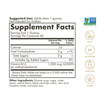 Solgar Methyl B12 Gummies for Adults 1,500mcg Ultra Potency Vitamin