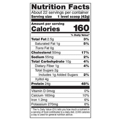 NOW Foods Sports Nutrition, Whey Protein, 24 G With BCAAs, Creamy Chocolate Powder, 2-Pound