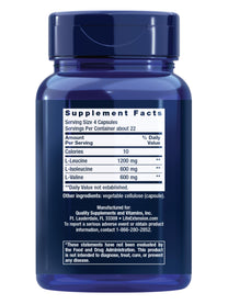Life Extension Branched Chain Amino Acids (BCAAs), leucine, isoleucine, valine, Promotes Muscle Recovery After Exercise, Gluten-Free, Non-GMO, 90 Capsules