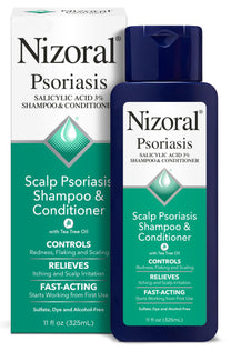 Nizoral Psoriasis Shampoo & Conditioner, 11 Oz, Gentle Scalp Treatment