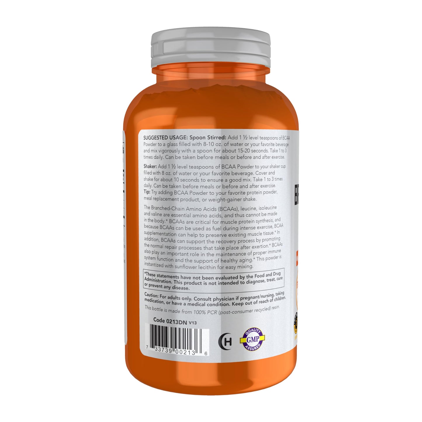 NOW Foods Sports Nutrition, Branched Chain Amino Acid Powder with Leucine, Isoleucine, and Valine, 12-Ounce