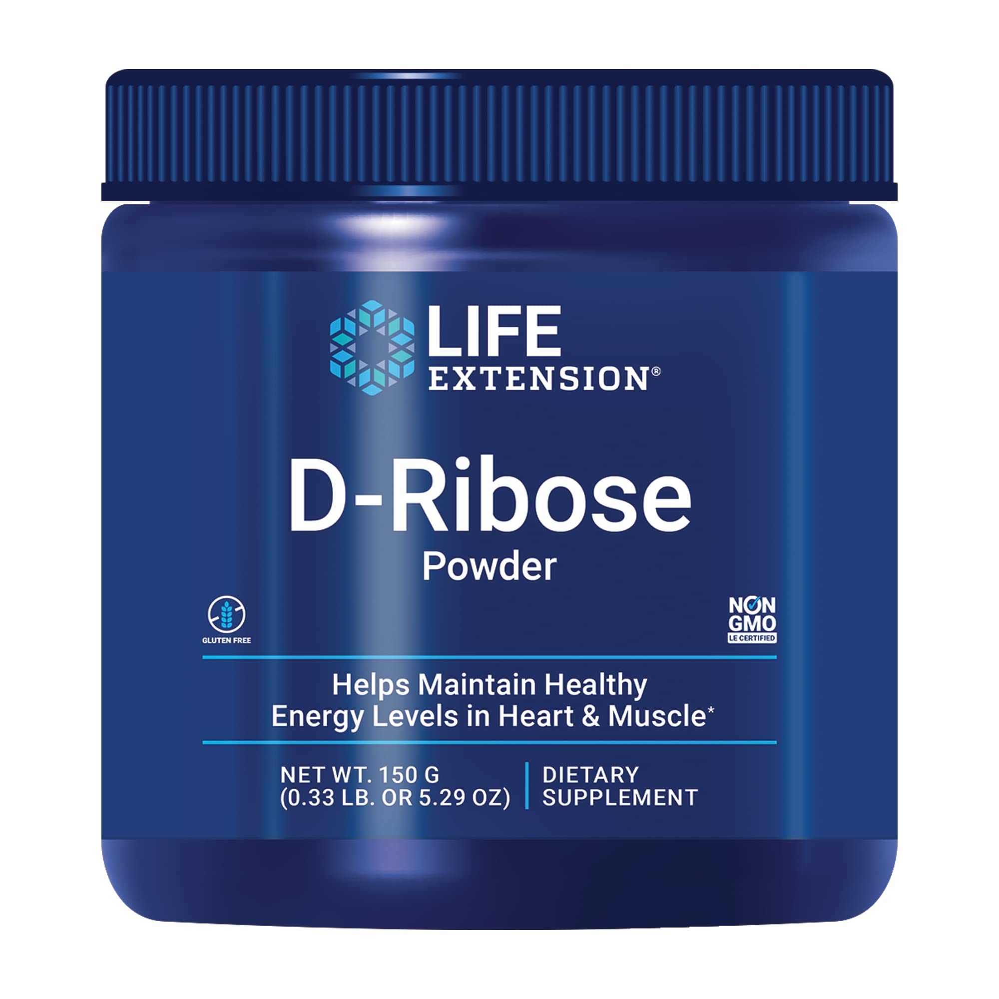 Life Extension D-Ribose Powder, 150 Grams