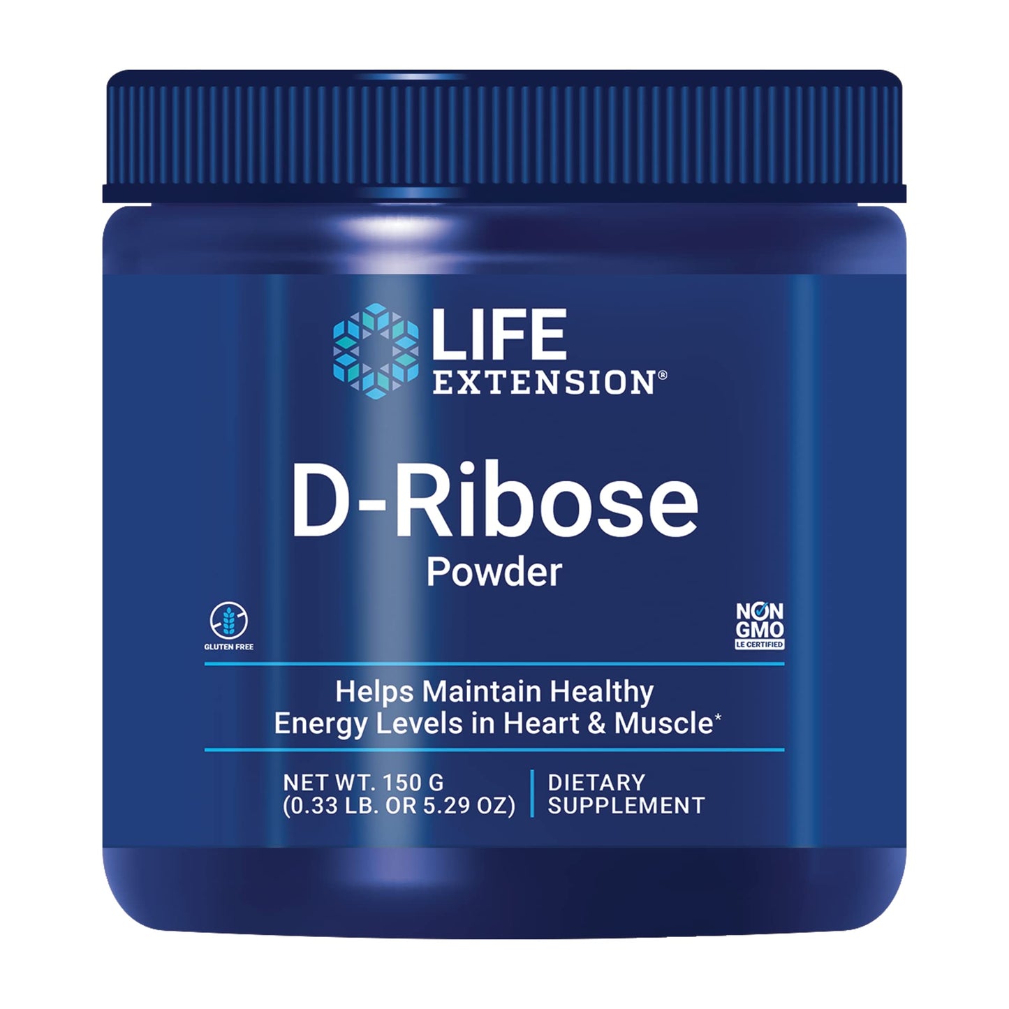 Life Extension D-Ribose Powder, 150 Grams