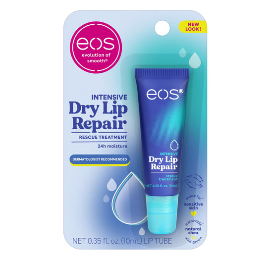 eos The Hero Lip Repair - Strawberry Extract, 24H Moisture, 0.35 fl oz