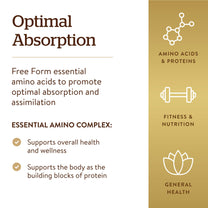 Solgar Essential Amino Complex, 90 Vegetable Capsules - Free Form Essential