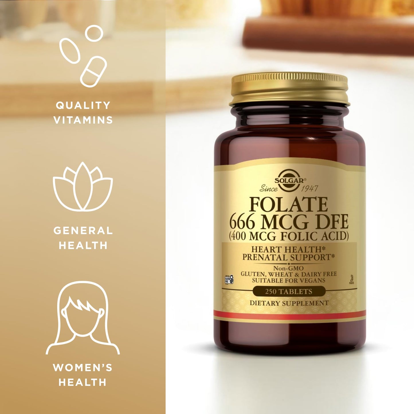Solgar - Folic Acid, 400 mcg