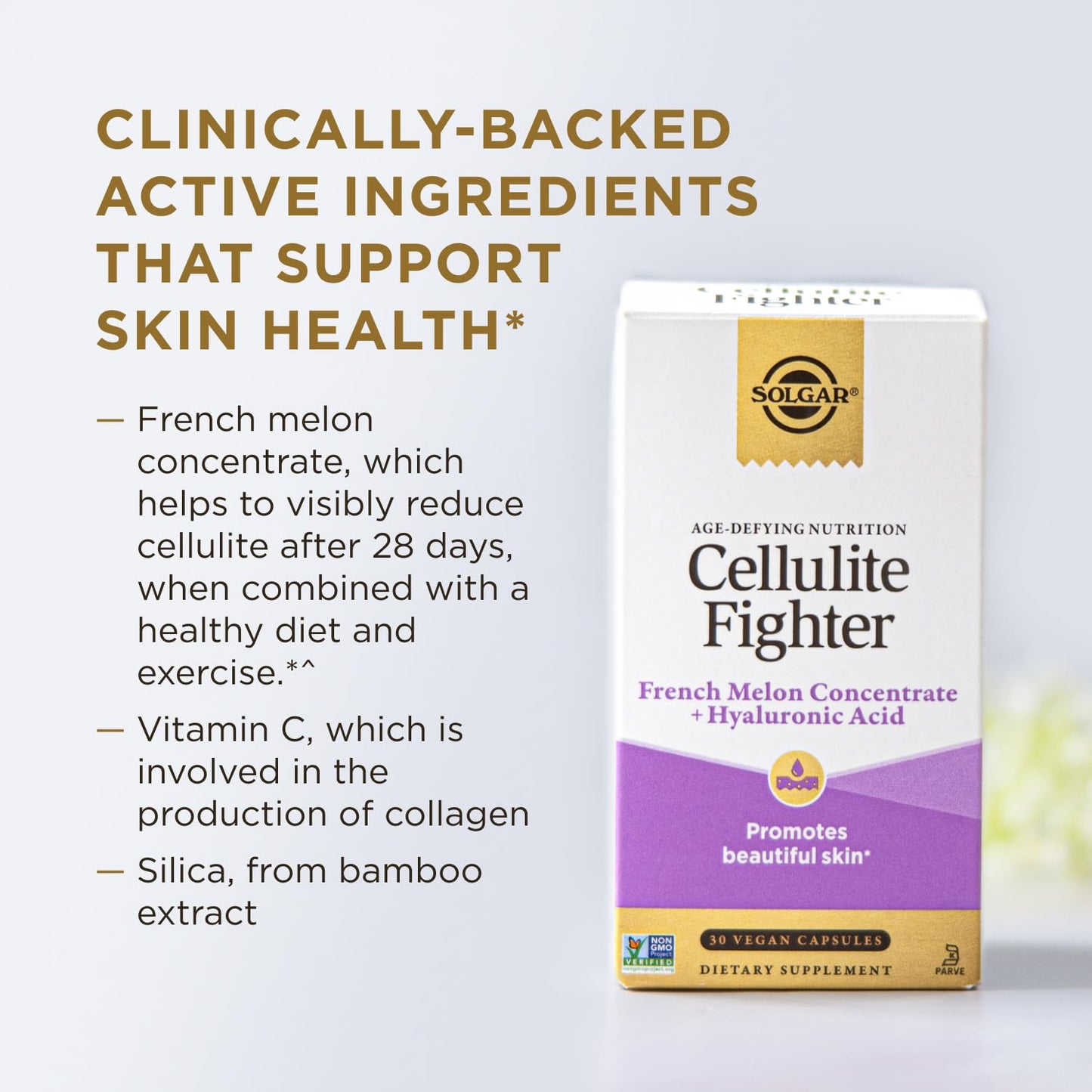 Solgar Cellulite Fighter Skin Vitamin and Mineral Supplement, 30 Servings