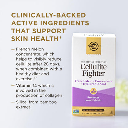 Solgar Cellulite Fighter Skin Vitamin and Mineral Supplement, 30 Servings