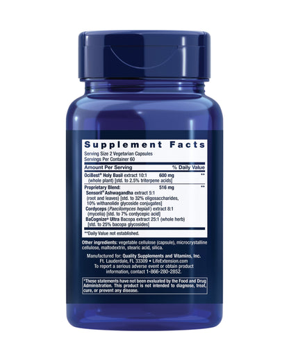 Life Extension Adrenal Energy Formula, 120 Capsules