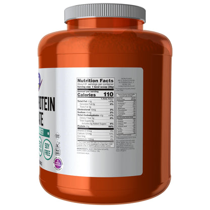 NOW Foods Sports Nutrition, Whey Protein Isolate, 25 g With BCAAs, Unflavored Powder, 5-Pound