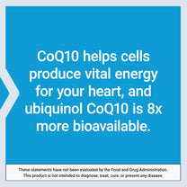 Life Extension Super Ubiquinol CoQ10 with Enhanced Mitochondrial Support, Potent Heart Health & Cellular Energy Production Support, Ultra-absorbable, Gluten-Free, Non-GMO, 100 mg, 60 softgels
