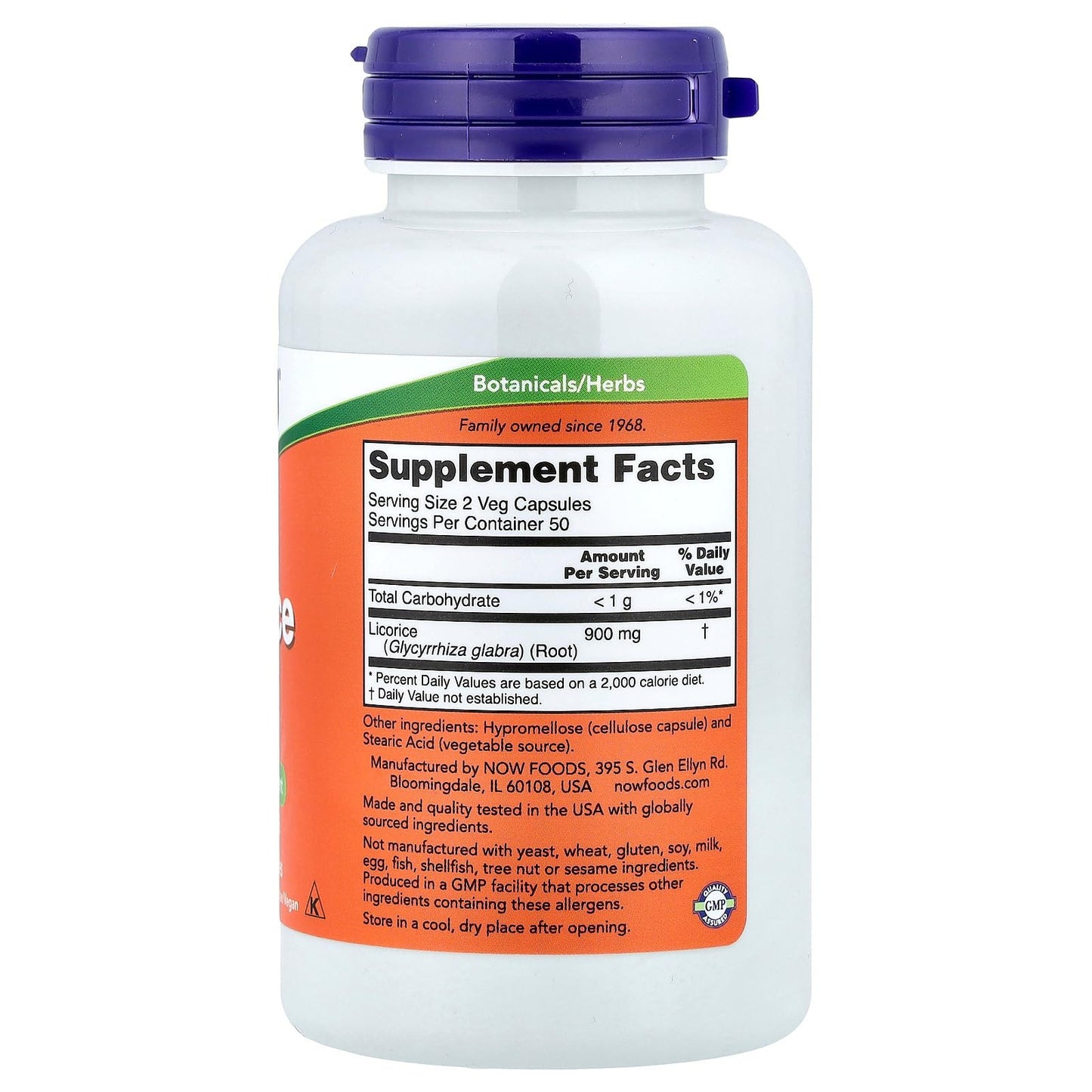 Now Foods, Licorice Root 450mg 100 CAPS