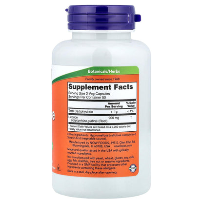 Now Foods, Licorice Root 450mg 100 CAPS